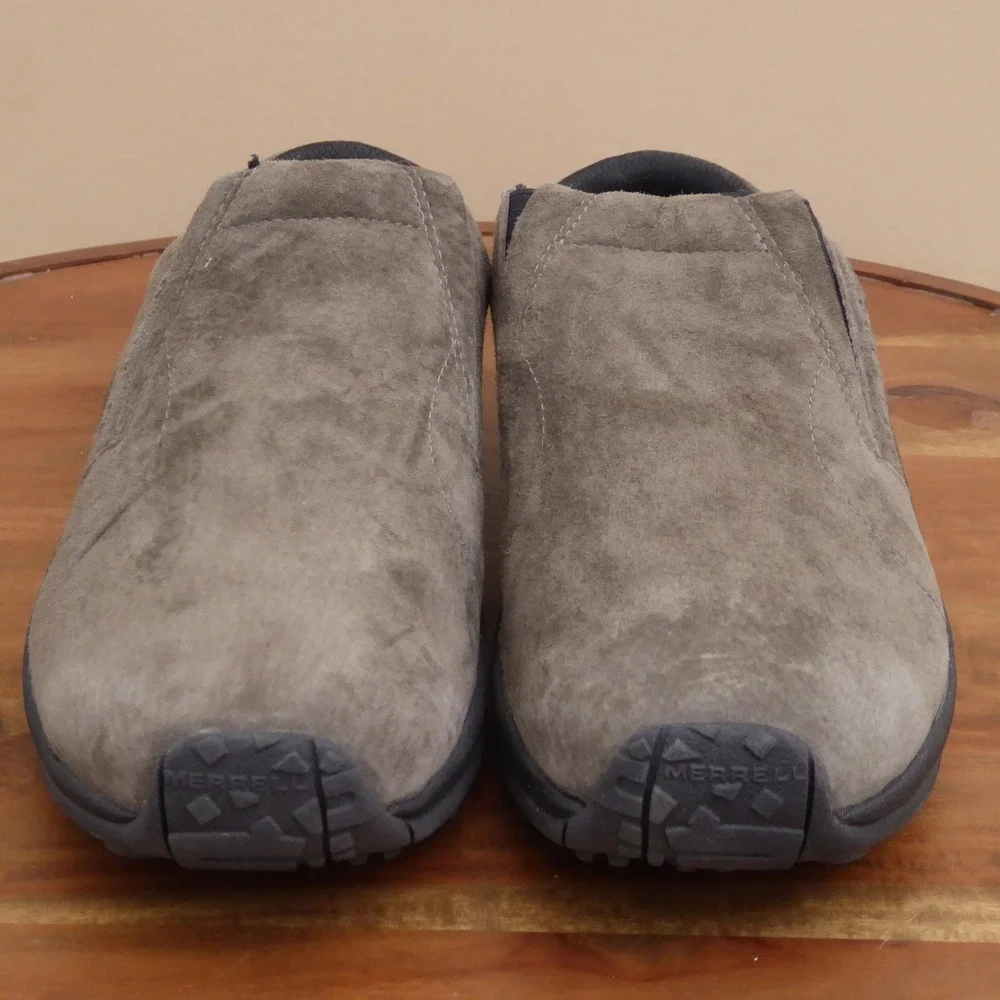 Merrell Mens Jungle Slide Moc Slip On Shoes Brown Suede 13